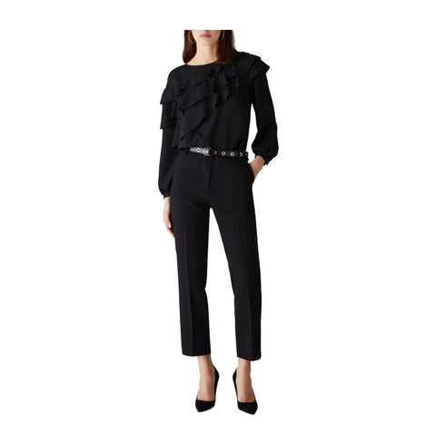 Emme Marella Pantaloni Pantalone Donna chino misto viscosa 40 A24 - EMME MARELLAPOMEZ - 007 - 40 - Francavilla Moda